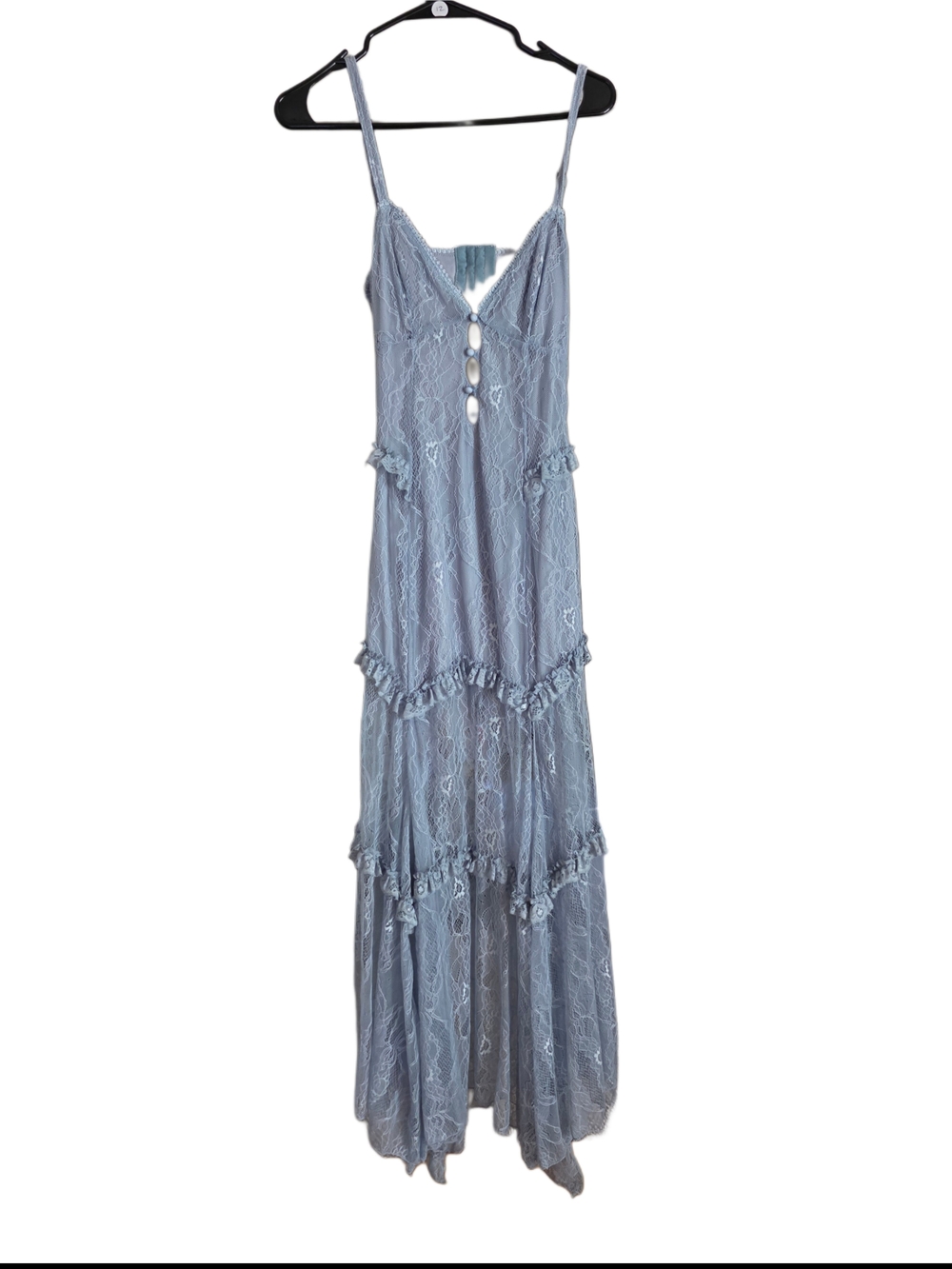 NWT Current Mood Elegant Lace Maxi Dress - Picture 3 of 3